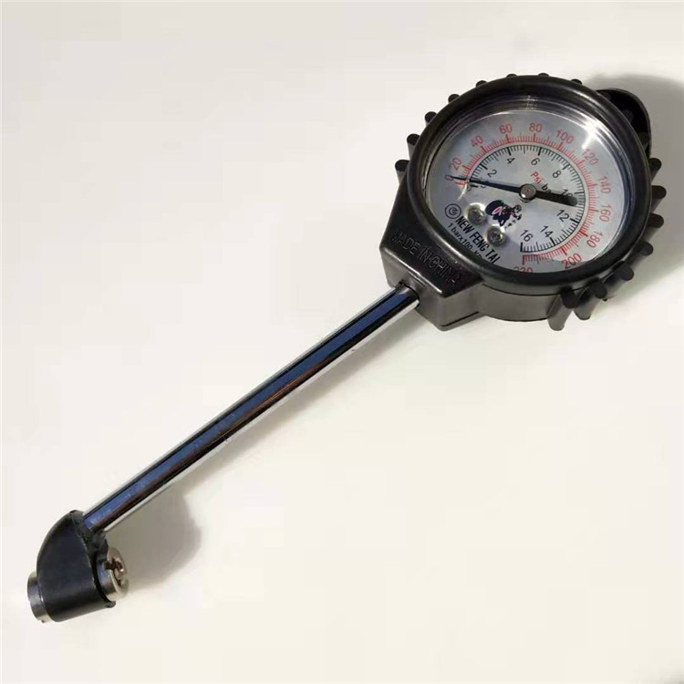 防震高精度轮胎测压表胎压表监测器机械烟斗式汽车货车通用气压表