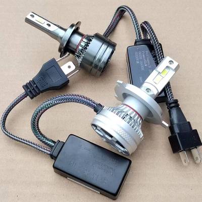 H1H7H4汽车LED灯泡大灯灯芯白光