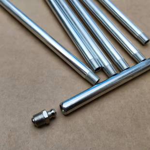 枪杆式枪头黄油枪嘴尖枪头平嘴平枪头圆头挖掘机打黄油加长枪头嘴