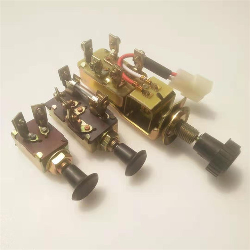 农用拖拉机大灯开关单档双档手推拉开关汽车货车改装喇叭雨刮开关