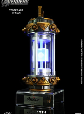 kingarts正版 1:1 宇宙魔方复仇者联盟权杖胸灯盾牌洛基loki头盔