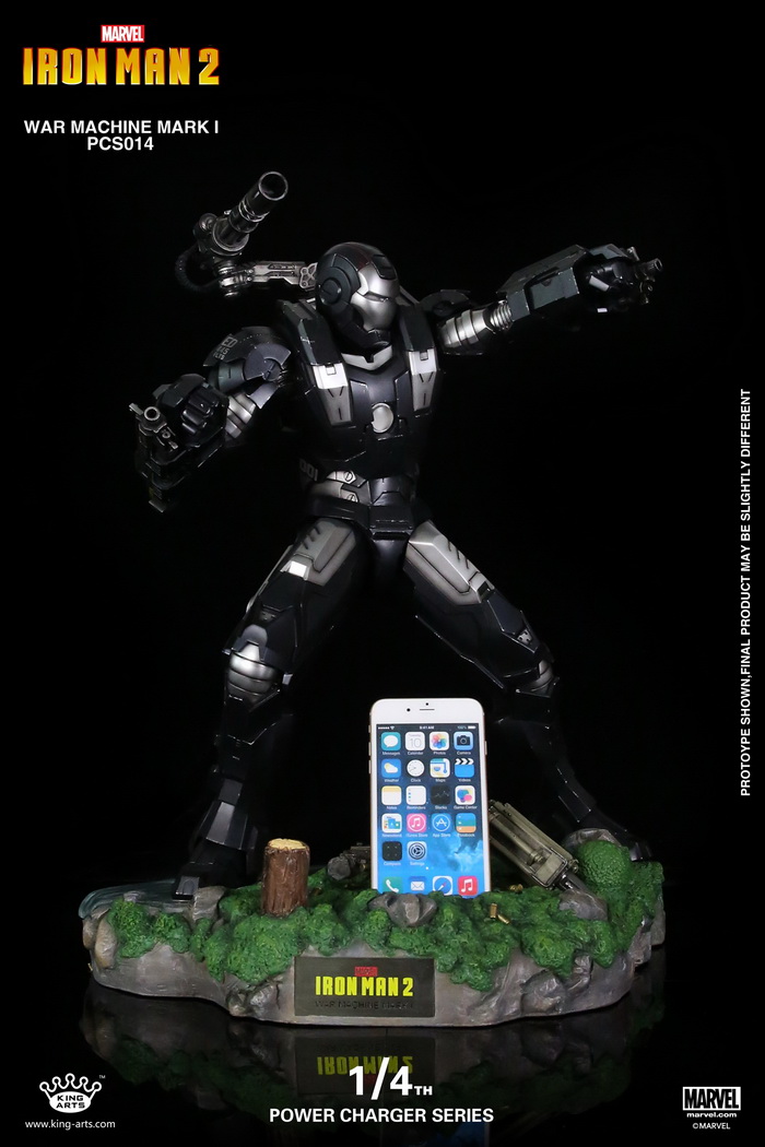 King Arts kingarts PCS014 1:4 战争机器MK1 钢铁侠充电雕像