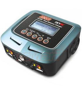 SKYRC D200双路输出2X200W 20A大功率充电器带电源焊台100097-03