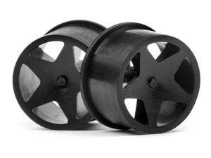 HPIQ32 SUPER STAR WHEEL SET F/R (BLK/18X10/18X14/4PCS)114276