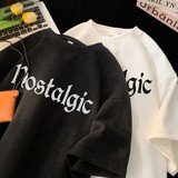 2025夏季新款麂皮绒短袖T恤潮流星座301D-1-JX1230-P28，男装T恤，星座301D-1