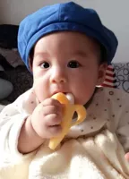 Đồ chơi trẻ em Banana Baby Răng Răng Bé Molar Stick Đồ chơi trẻ em Bàn chải đánh răng Sữa Bàn chải đánh răng - Gutta-percha / Toothbrsuh / Kem đánh răng ngậm ti giả