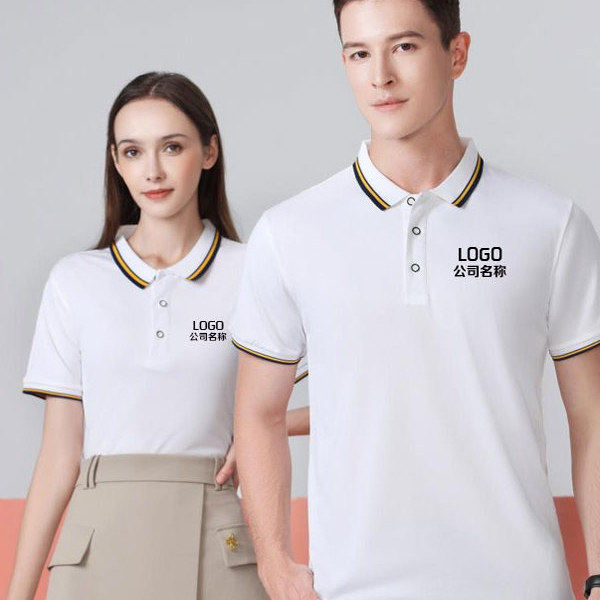 夏季工作服定制短袖翻领POLO衫印字厂服餐饮装修装饰工衣T恤刺绣