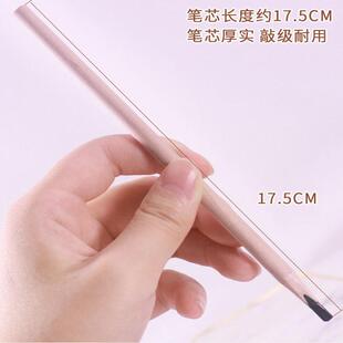 北影眉笔野生眉根根分明防水防汗原木眉笔眼线笔上色好可画线条眉