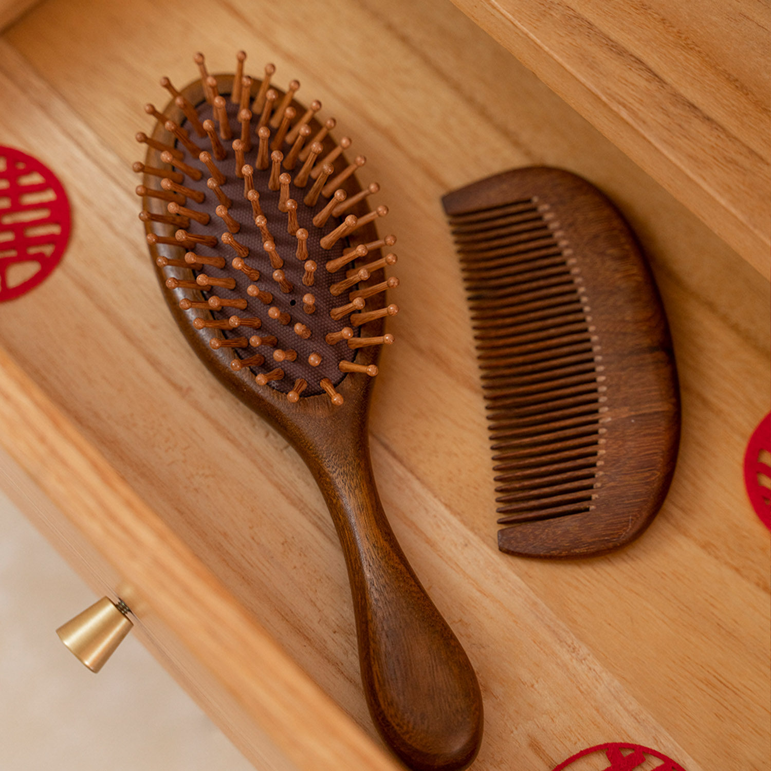 无独有偶结婚梳子红色气垫梳一对新娘陪嫁喜镜子套装礼盒礼物婚庆,节庆用品/礼品,陪嫁用品套装,淘宝优惠券,粉丝福利购,淘宝优惠卷