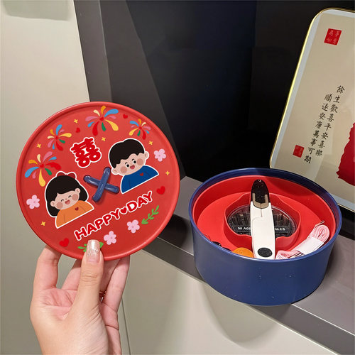 高颜值结婚女方陪嫁针线盒