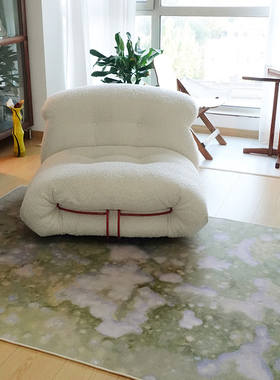 TRIPPY x 吴笛 艺术家合作 圣诞松树雪花 客厅卧室奶油风圈绒地毯