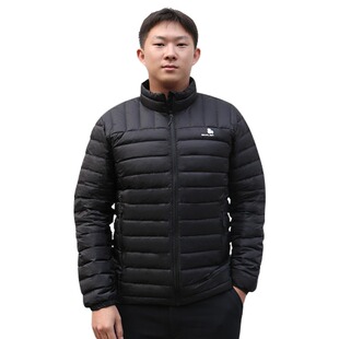 思凯乐户外秋冬羽绒服男立领女款连帽短款超轻薄保暖外套F6114668