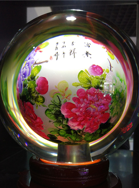 内画球富贵吉祥国粹送礼手工艺品