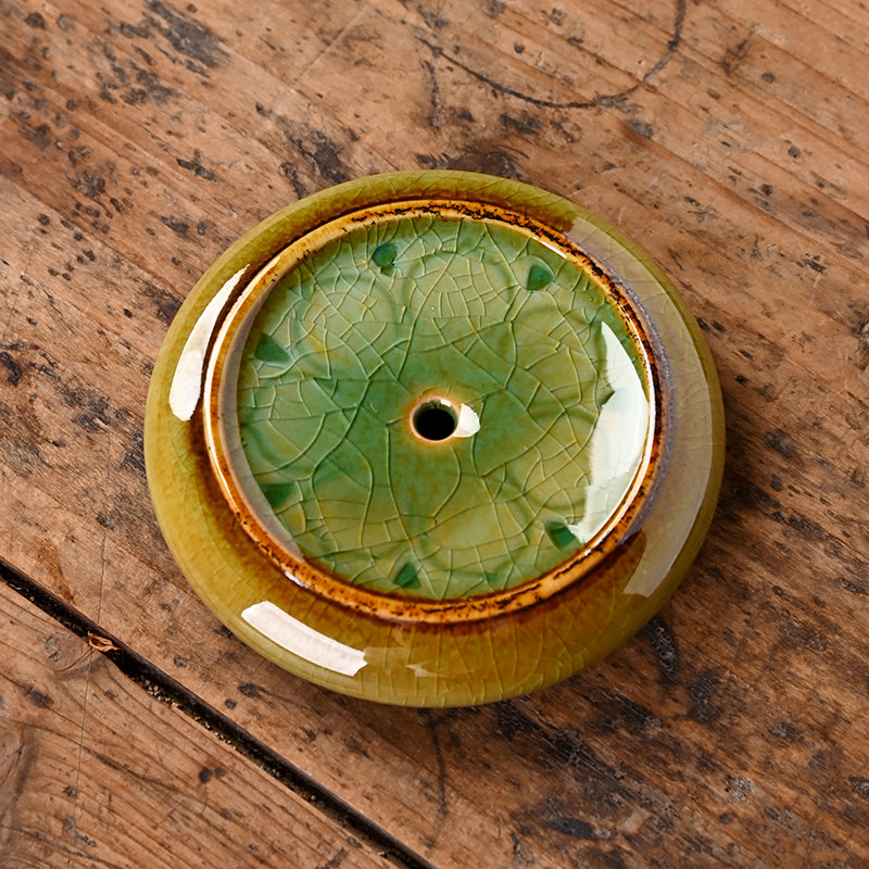 莲花盖置盖托高端紫砂壶盖托架茶具家用陶瓷茶壶盖碗盖子茶道配件