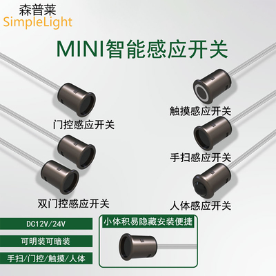 12V24V感应开关渐亮渐灭触摸调光