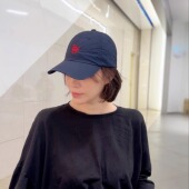 韩国显脸小速干棒球帽子女夏露营防水小标防晒鸭舌帽男薄户外运动