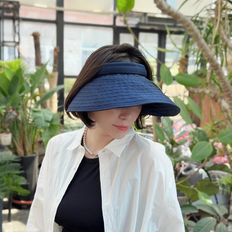 大帽檐遮阳帽子夏防紫外线太阳帽