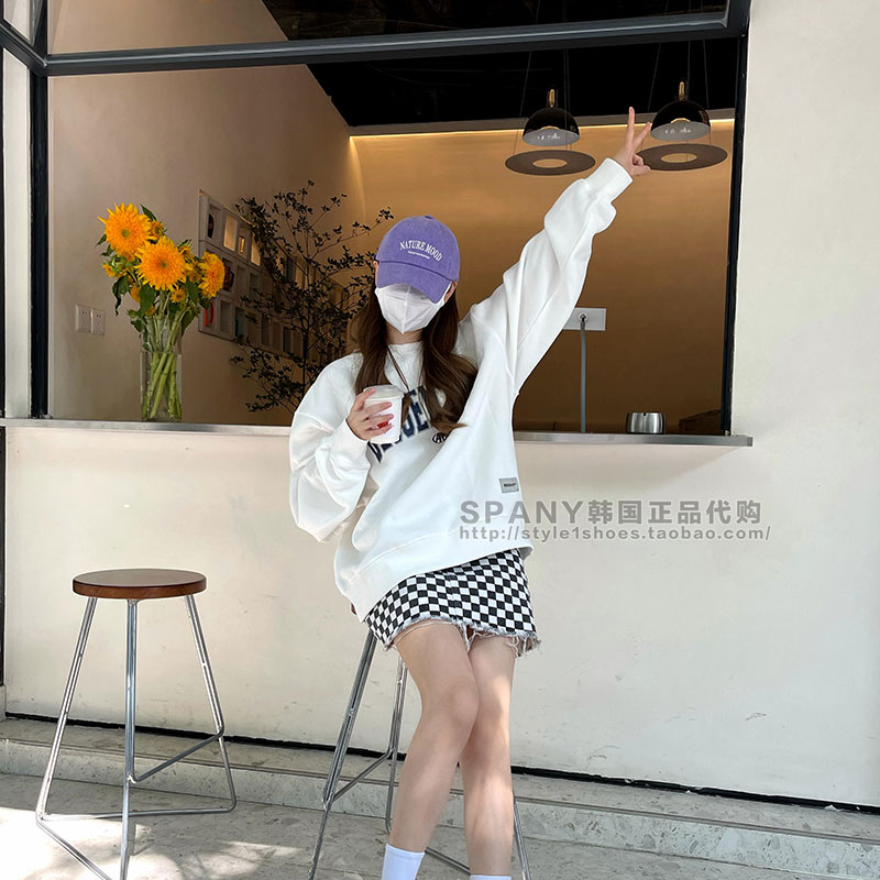 韩国大标字母软顶遮阳棒球帽女