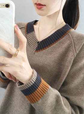 大码女装胖mm秋装打底衫藏肉胖妹妹毛衣宽松遮肚上衣显瘦遮肉冬款