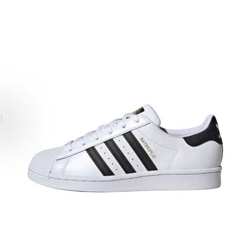 adidas originals SUPERSTAR圆头低帮板鞋女款黑白FV3284清仓特价