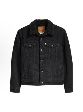 Levi's/李维斯休闲男士翻领牛仔夹克外套16365-0100
