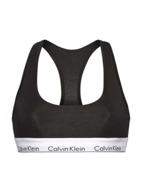 CALVIN KLEIN CK一体式薄衬垫背心运动内衣（无胸垫）F3785E-001