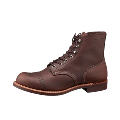 RED WING SHOES皮革透气耐磨减震防滑马丁靴男女同款咖啡色8111-D