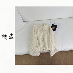 小暖阳！秋冬款简约双层结构保暖交体绗棉衣通勤高级百搭外套8685
