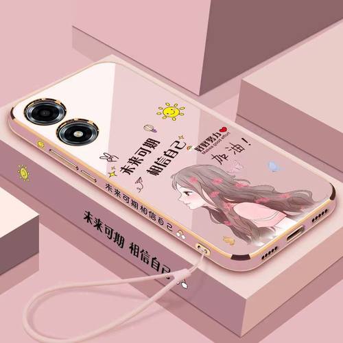 适用OPPOPHJ110手机壳防摔A785G男女款A58 5G潮牌保护套A2X硅胶全包phj100保护壳A58X新款卡通软边A1活力版5G