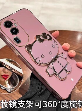 专用于OPPOPHW110手机壳镜头硅胶男款防摔直边支架镜子保护套RENO105G女款软壳phw110全包软边新款外套手机套