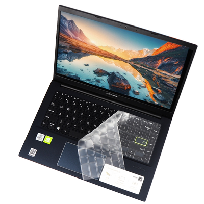 酷奇笔记本键盘膜适用华硕VivoBook14 X电脑Redolbook14防尘垫M4600保护E410灵锐14贴膜V4050 M4050