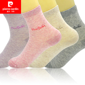皮尔卡丹女士棉袜弹力棉休闲袜排汗防臭922BPW00233