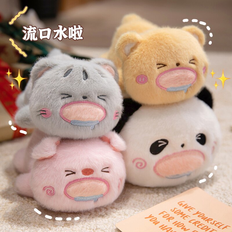 可爱小熊猫玩偶公仔猫咪毛绒玩具