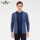 针织便西两粒扣平驳领纯色休闲西服外套 新品 MENHARDUM 蔓哈顿春季