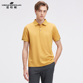 蔓哈顿夏装 新品 商务休闲短袖 MENHARDUM Polo衫 纯色百搭短T恤