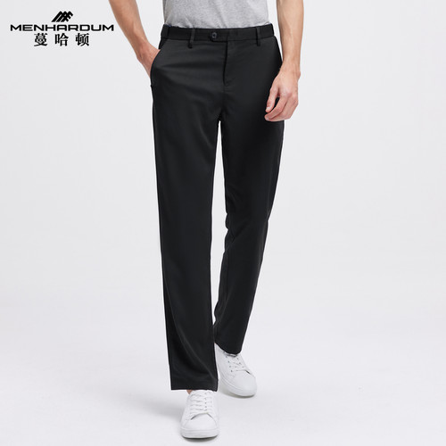 蔓哈顿休闲裤莫代尔桑蚕丝混纺