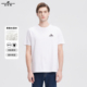 T恤圆领套头胸口印花简约时尚 MENHARDUM 蔓哈顿桑蚕丝混纺短袖 短T