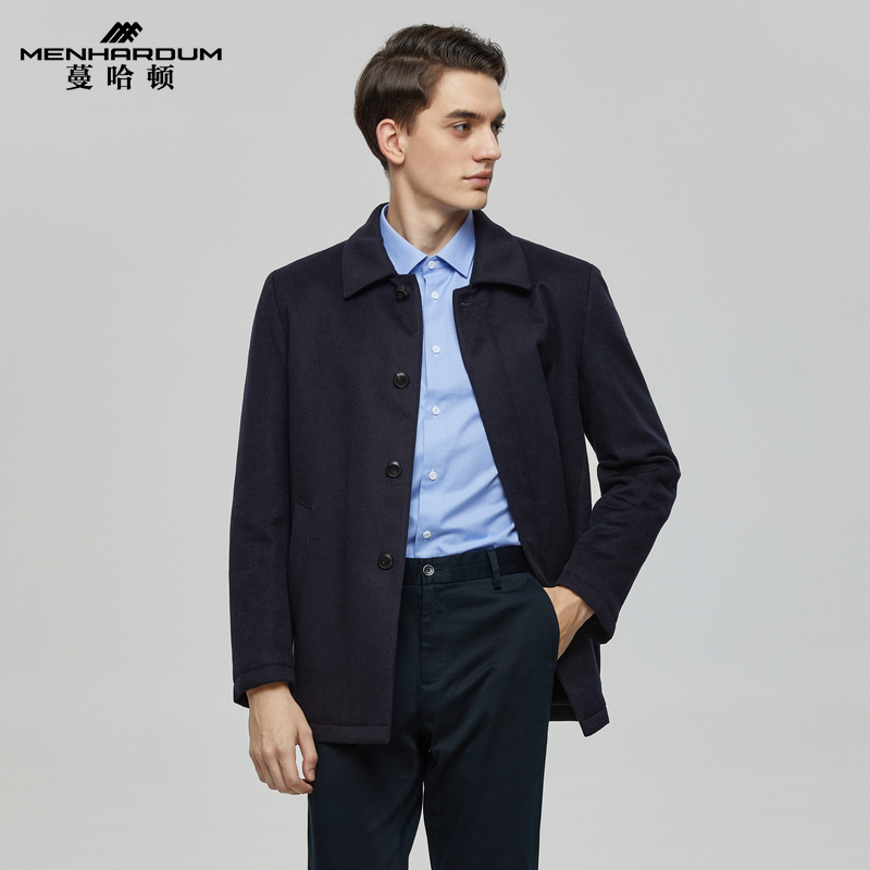 山羊绒尼克服毛皮上衣