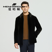 MENHARDUM 毛皮上衣 水貂毛毛皮外套高端商务男装 蔓哈顿冬季 新品