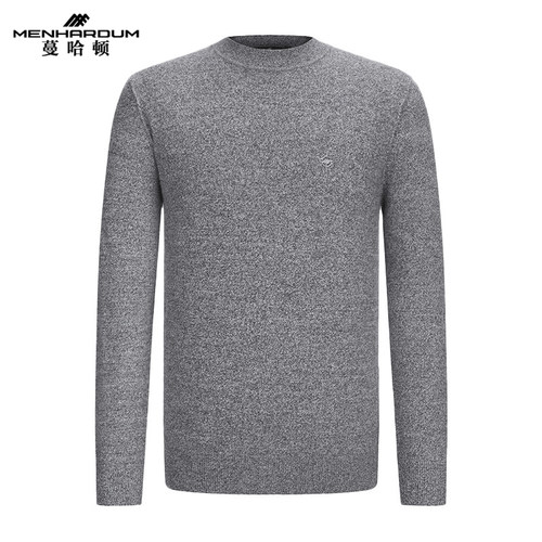 蔓哈顿山羊绒毛衣圆领保暖