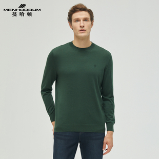 桑蚕丝混纺柔软纯色羊绒衫 高品质羊毛衫 蔓哈顿秋冬新品 MENHARDUM