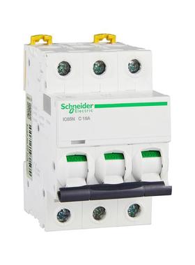 IC65N 3P C16A 6kA原装施耐德A9系列小型断路器空气开关 家用空开