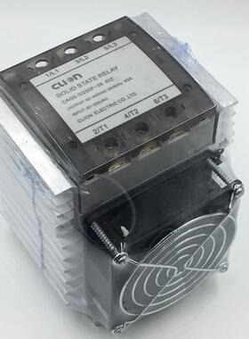 CLION欣大交流固态继电器散热器风扇一体式CAG6-3/250F-38 10-40Z