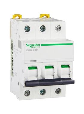 IC65N 3P C50A 6kA施耐德Acti 9系列微型断路器空气开关 家用空开