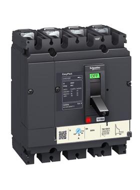CVS100F TM100D 4P3D 4P 100A 36kA施耐德塑壳保护断路器LV510347