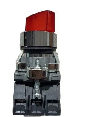 施耐德带灯选择开关24VAC/DC红色XB4BK124B5=ZB4BW0B15+ZB4BK1243