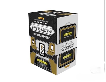 2026 世界杯手雷盒 Panini Prizm Blaster 金手雷球星卡盲盒原盒
