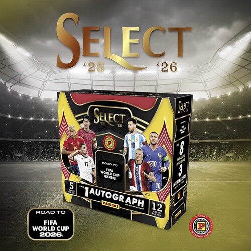 2025-26足球Panini Select Hobby International世界杯国际版原盒