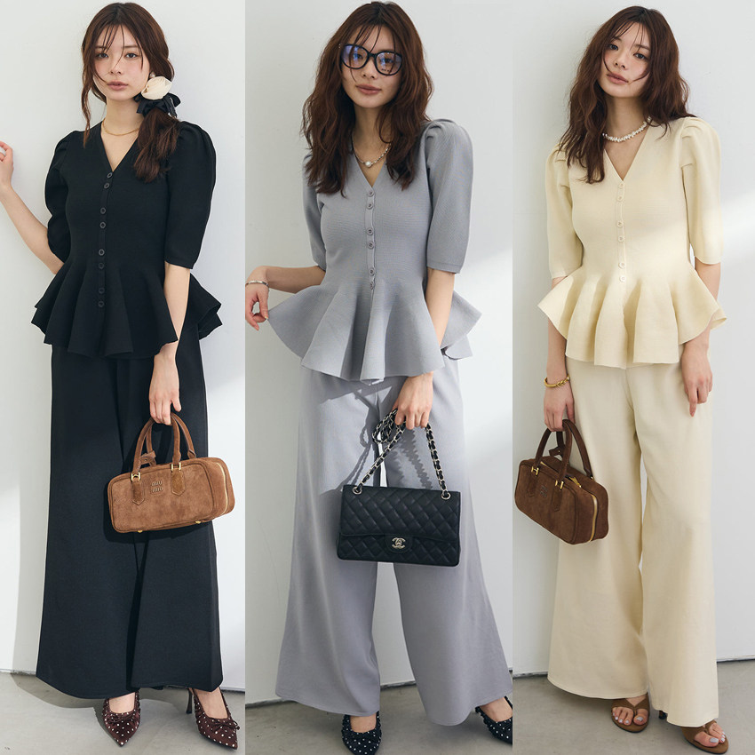 日系跨境外贸夏季新款女显瘦OL冰爽开衫上衣+凉感阔腿长裤两件套