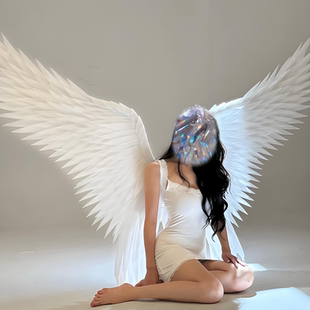 珍珠棉羽毛翅膀道具摆件天使之翼橱窗拍照写真cosplay舞蹈演出